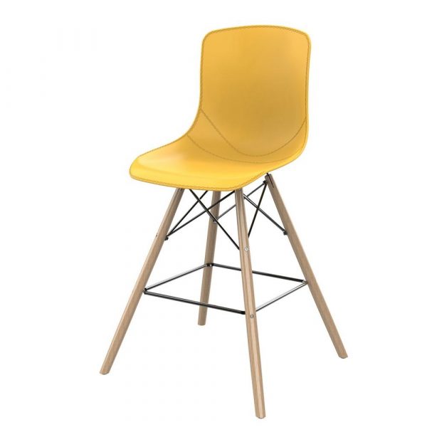כסא בר צהוב | א. חי גרף