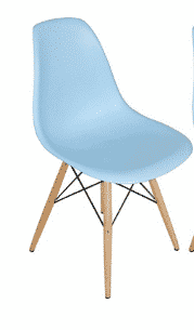 כסא תכלת | כסא אורח פלסטיק מעוצב דגם אמי | א. חי גרף ייבוא ייצור ושיווק | כסא אורח ללא ידיות פלסטיק דגם אמי