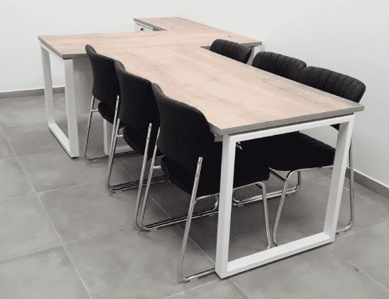 שולחן מנהלים משולב שולחן ישיבות | חברת א. חי גרף