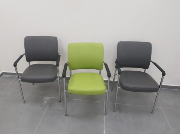 כסא אורח למשרד | כסא המתנה דגם ניצן | א. חי גרף