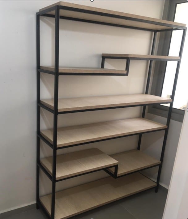 כוננית ספרים ממתכת דגם לופט – תמונה 3