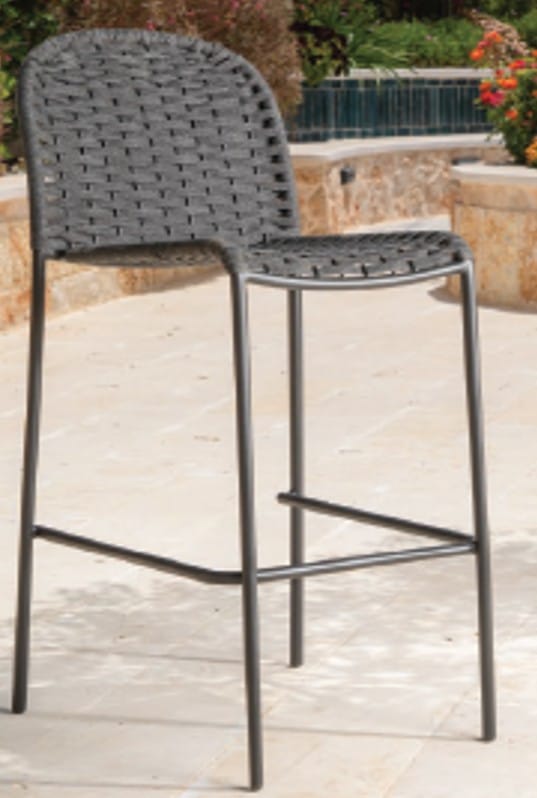 כסא בר דגם ראטן